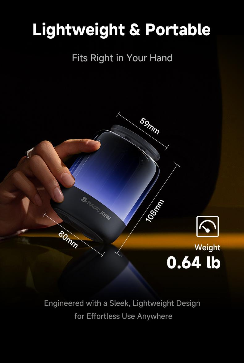 MAGIC JOHN 2025 Upgraded Bluetooth Speaker Phone Stand & Phone Holder, 5.3 Connectivity, 360° Surround Sound, suit for iPhone/Android, Gift for lady/women/men/elder/friends