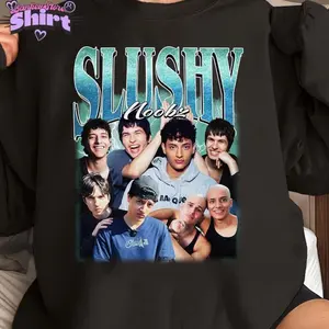 Slushy Noobz Inspired Retro Vintage Shirt – Funny Internet Duo Fan Graphic Tee, Sweatshirt, Hoodie Unisex Gift 4GS