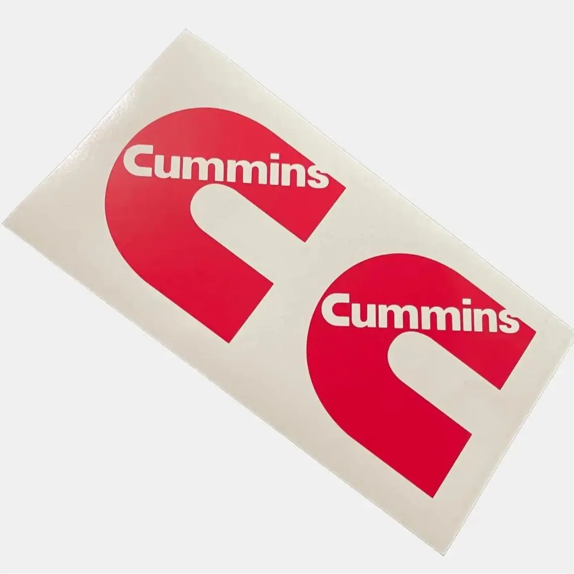 Pair of Cummins Logo Window Decals - Premium Vinyl Stickers | Thrilling Signs