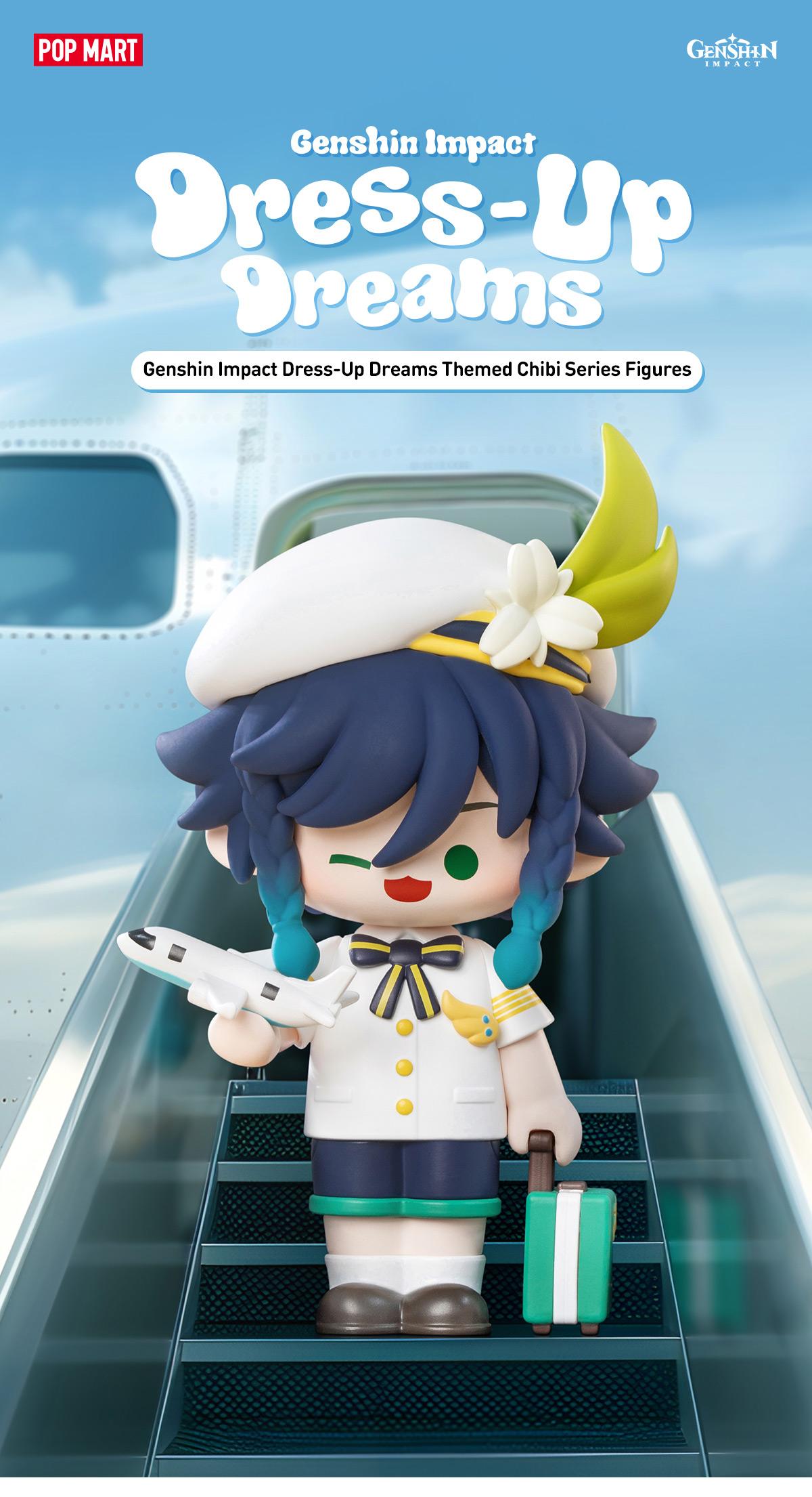 POP MART Genshin Impact Dress-Up Dreams Themed Chibi Series Figures