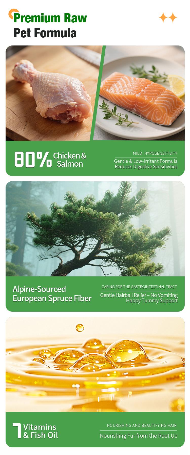 YOSSOA Freeze-dried Chicken Meat healthy Cat Snacks for Cat，【Now in NEW packaging 】， Dental and Hairball Control Treats crunchy paw treat Rich in fish oil, vitamins, omeg3