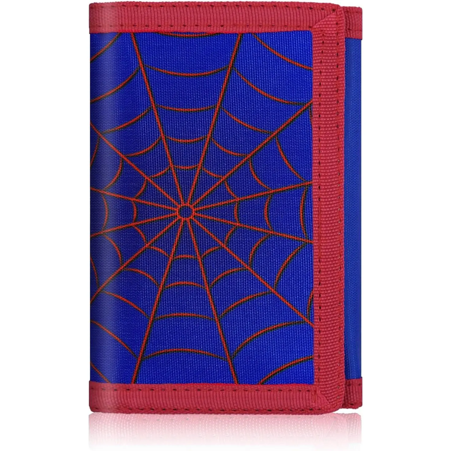 Wallet for Boys Girls, Trifold RFID Wallet with Key Chain and Zipper Pocket for  4-18 Novelty Birthday Gifts,  Pouch Purse for  Teens Outdoor  - Blue