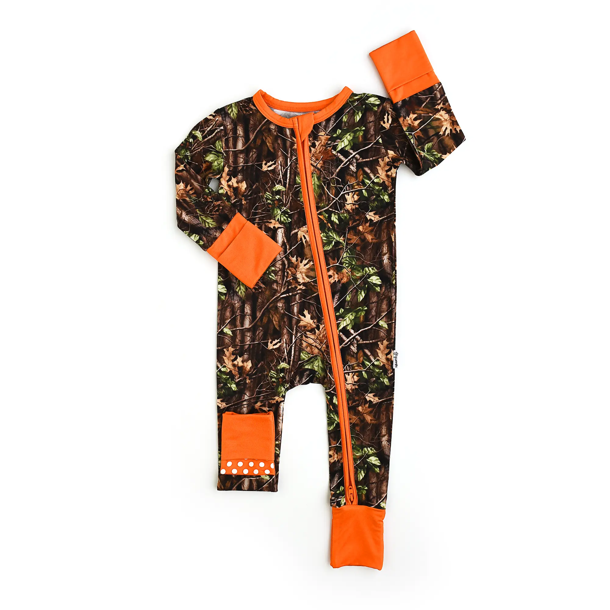 Hunter Camo ZIP Baby Outfit Romper