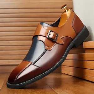 Men's new business casual leather shoes.52097