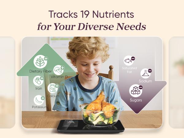 [Livestream Exclusive]COSORI Nutrilens AI Scan Nutrition Food Kitchen Scale – Digital Kitchen Scale with Type-C Charging, Accurate Nutritional Analysis & User-Friendly Interface for Cooking Precision R001S