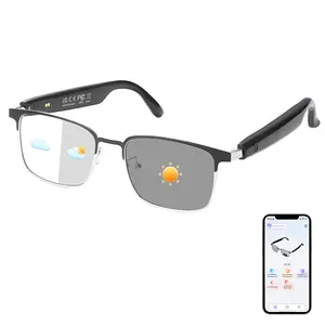 AI Smart Translation Glasses with 160+ Language Translation, Photochromic Lenses, Open-Ear Bluetooth Audio & HD Calls, Lightweight Hands-Free Smart Glasses for Travel, Work & Daily Wear