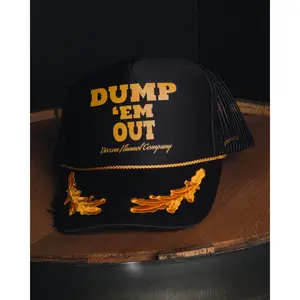 Dump 'Em Out Curved Bill Foam Trucker Snapback
