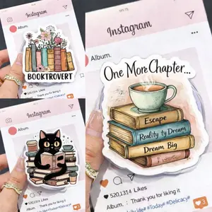 Book Lover MagSafe Phone Grip – Cute Reader Magnetic Pop Socket