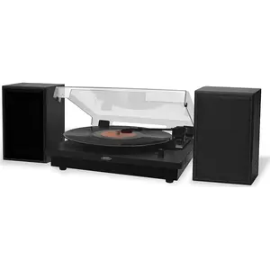 Jensen JTA-315 3 Speed Stereo Turntable with Speakers