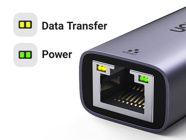 UGREEN USB C to Ethernet Adapter, Plug and Play 1Gbps Ethernet Adapter, Aluminum Case, (Thunderbolt 4/3 Compatible) to RJ45 Network Dongle, Compatible for MacBook Pro/Air, iPhone 16 Pro/Max, iPad, XPS