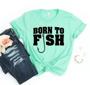 Born To Fish T-Shirt - Fishing Lover Gift Tee