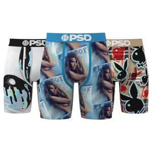 PSD Men's PB Iconic 3-Pack Boxer Brief, Multi, XL