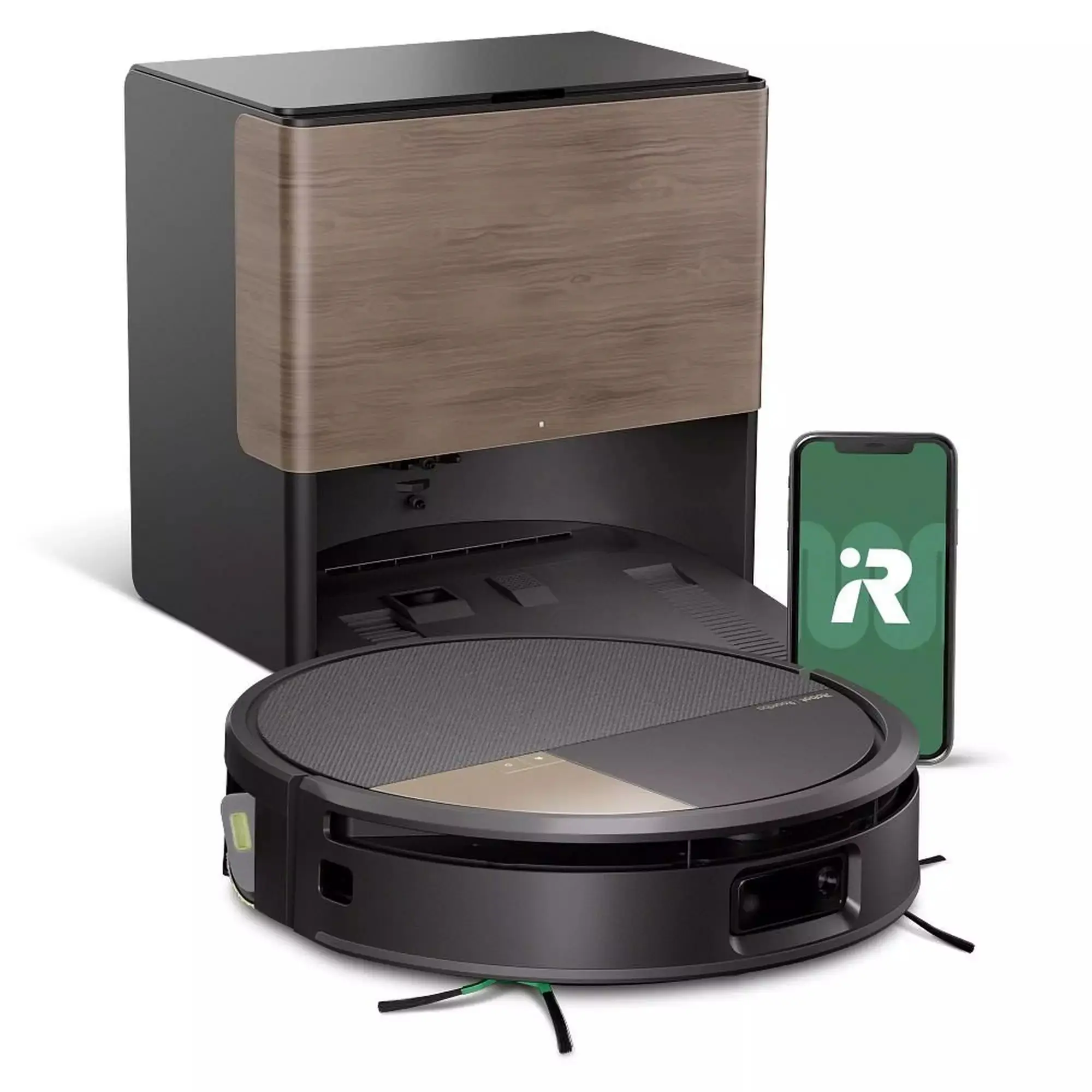 Roomba® Max 775 Robot Vacuum & Mop Combo + AutoWash™ Dock – 4X Power-Lifting Suction, Heated Spot Mopping, PowerSpin™ Roller Mop, AI Dirt Detection, Self-Cleaning Dock, Up to 75 Days Hands-Free Cleaning