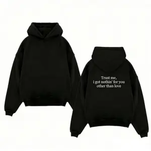 Lil Pe*p Trust Me I Got Nothing For You   Hoodie – Classic Rap Graphic Streetwear Apparel For Men And Women