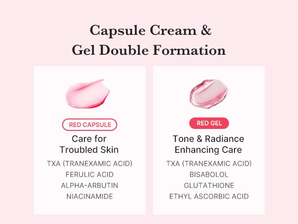 [medicube] TXA+Niacinamide Capsule Cream for After Spot Care Use|Ultimate Dual Radiance Moisturizer|Uneven Skin Tone, Texture, and Hydration l 99% Pure Tranexamic Acid & Niacinamide| Korean Skincare|1.94 oz