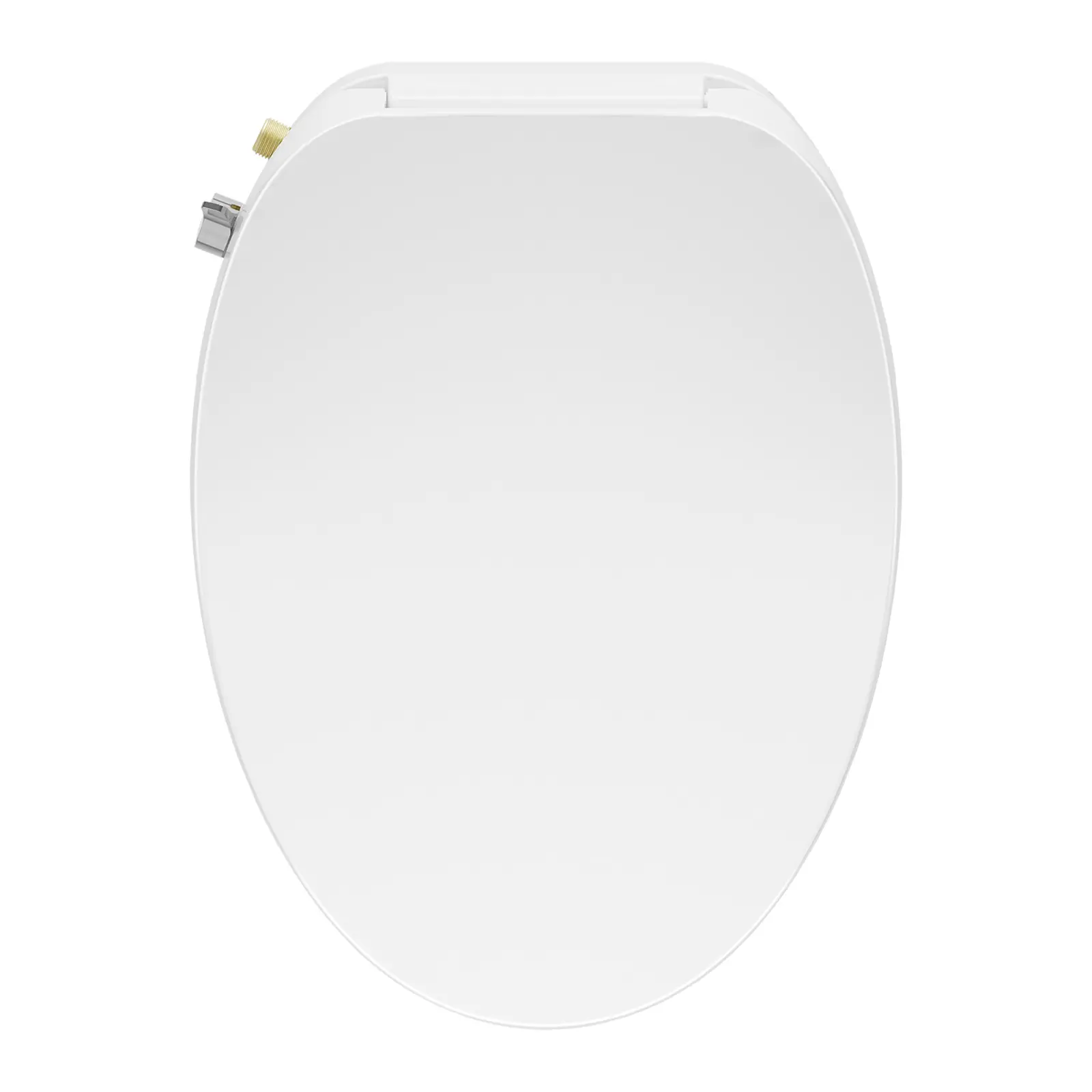 Electric Heated Smart Bidet Toilet Seat with Toilet Bidet Attachment, Elongated Design, Warm Water, Air Dryer, LED Nightlight, Quiet Operation