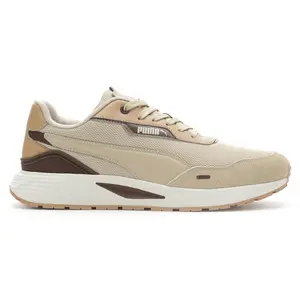PUMA Mens Runtamed Plus Lace Up Sneakers Shoes Casual - Beige