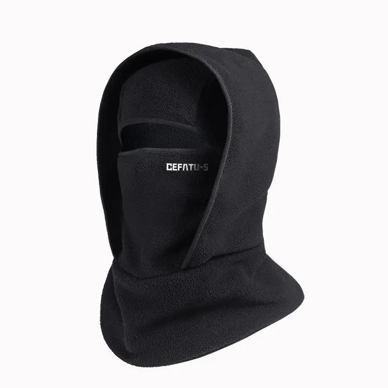 Unisex 3-in-1 Lightweight Outdoor Winter Warm Hat-Neckband Integrated Balaclava, Windproof Sports Head Cover, 1 Size for Skiing, Cycling & Everyday Winter Activities, Daily, 3-In-1 Design, Polyester Clothes, One Size
