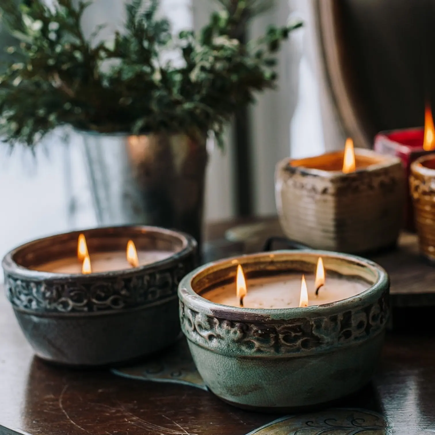 Swan Creek Candles 17oz American Soybean Wax Candles Vanilla Pound Cake Roasted Espresso Citrus Sage Cherry Almond Buttercream White Peach Clove