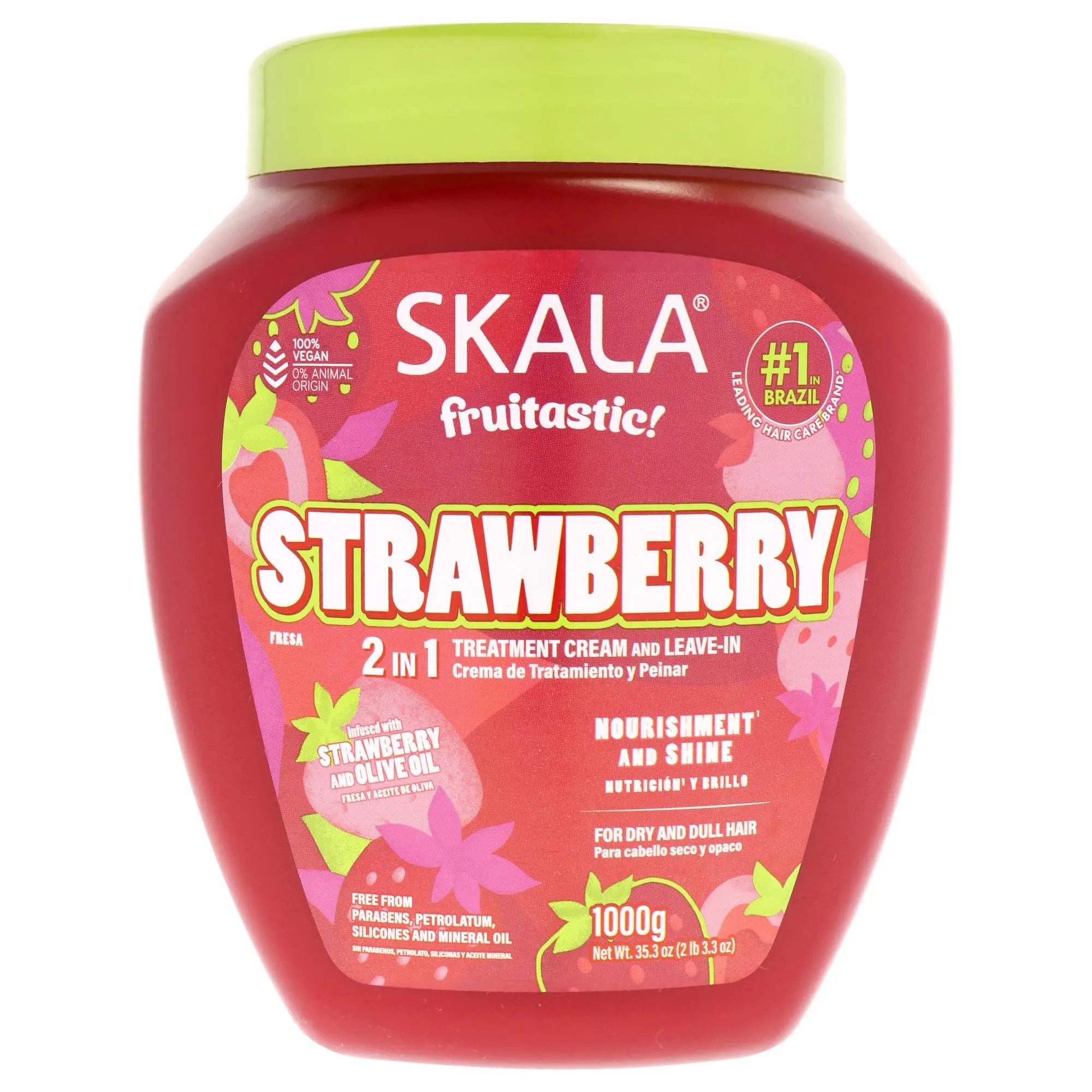 Skala 2-in-1 Frutastica Strawberry Olive Oil Haircare Treatment Cream for Women - 35.3 oz