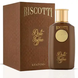 Biscotti Date Toffee Eau de Parfum Spray 100ml (3.4 oz) by Khadlaj Perfumes