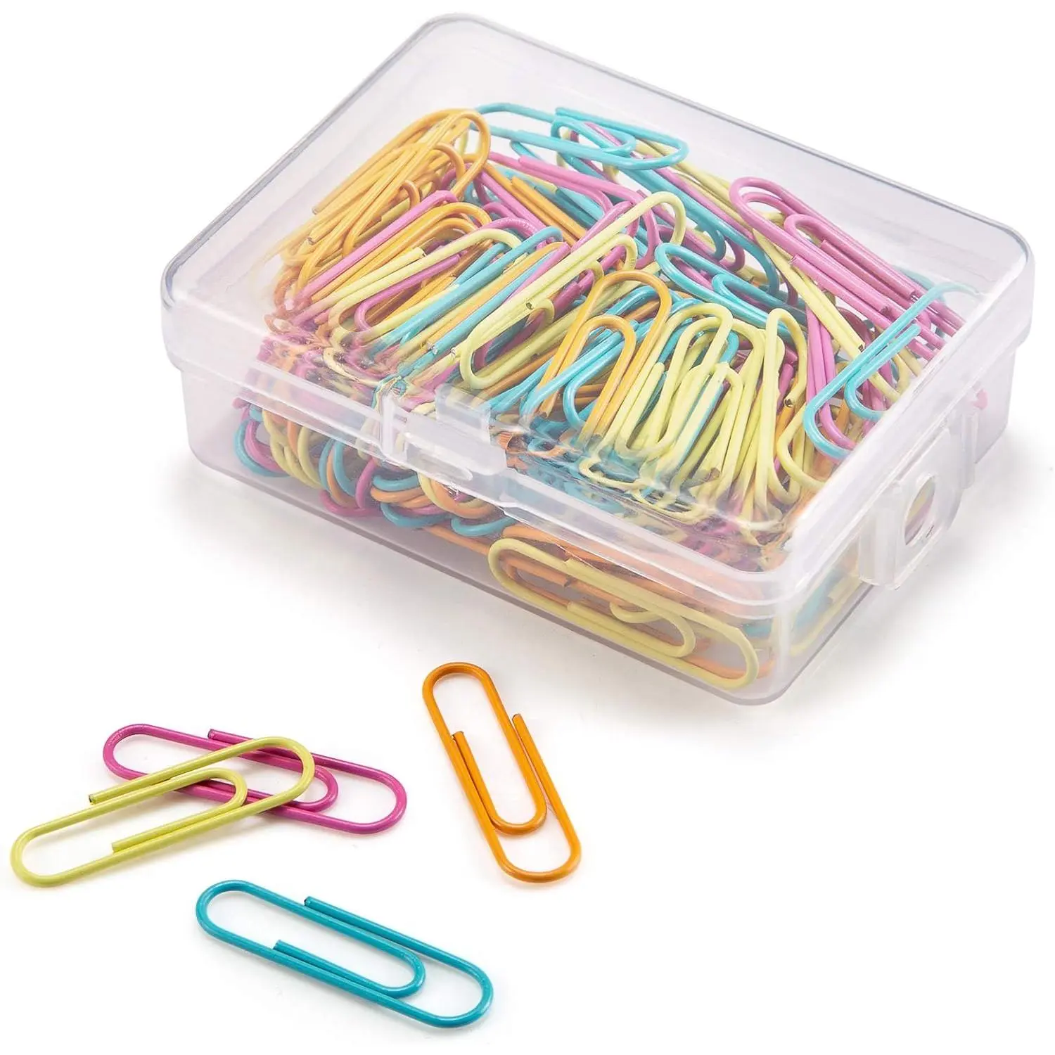 Paper Clips 28mm Assorted Color Paperclips for Office  Clips for Paperwork Paper Clips Small Paperclip Rustproof Paperclips  for Office School Document Organizing (120pcs)