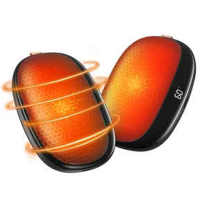 12000mAh Hand Warmers Rechargeable,16Hrs Warmth, Dual-Side 3 Levels Heating Portable Pocket Heater for Hunting, Camping, Golf, Outdoor, Gifts for Women/Men