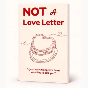 Not A Love Letter Romantic Fill-In Love Journal for Couples – Aesthetic Gift Book | BookTok Anniversary, Perfect Gift for Valentine’s Day, Birthday
