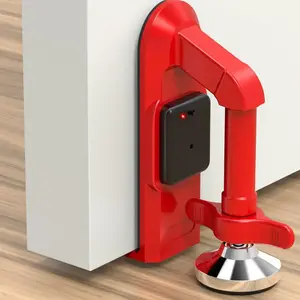 Portable Alarm Door Stopper Siren Door Jammer 80DB Wireless Compact Lightweight for Travel Home Security Anti Theft Personal Protection Women Safety