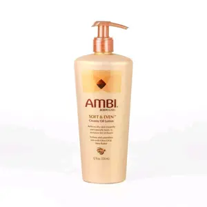AMBI Soft & Even Creamy Oil Lotion (12oz) | Olive Oil & Shea