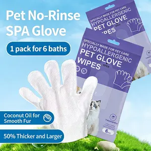 Premium Pet Grooming Wipes, 50 Counts | Hypoallergenic & Alcohol-Free | Safe for Dogs, Cats & Small Animals