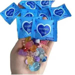 20pcs/setMini Luminous Animal Resin Model, Glow in The Dark Miniature Resin Model, Birthday Party Gift, Ornaments,Miniature animal toys。holiday gift Mini Pet