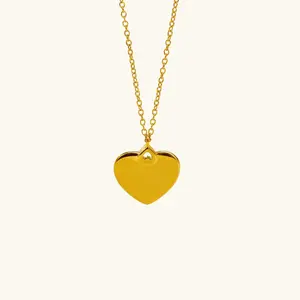 Custom Engravable Heart Necklace