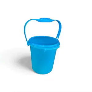 Blue 8.5L Bucket - Versatile Storage & Carry Solution for Home & Office Tasks - Practical & Flexible Design