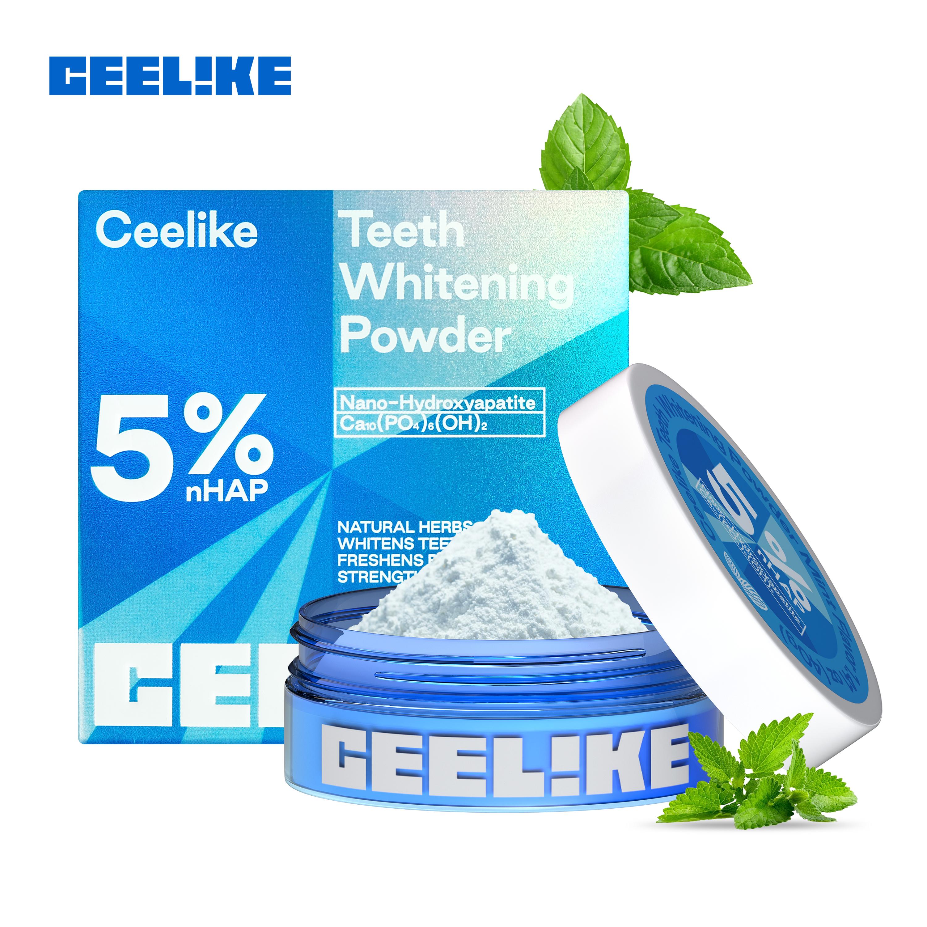 Ceelike Teeth Whitening Powder | Strengthens Teeth · Natural Whitening · Fresh Breath Ceelike Teeth Whitening Powder | Strengthens Teeth · Natural Whitening · Fresh Breath