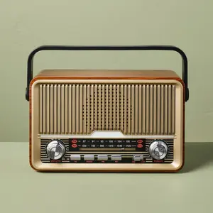 Vintage Wood Finish AM/FM Radio and Bluetooth Speaker - Hearth & Hand with Magnolia