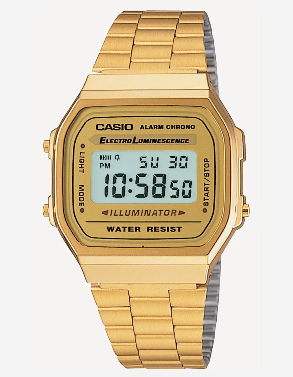 CASIO Vintage Collection A168 Watch Mens, Gold