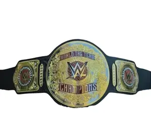 2024 World Tag Team World Heavyweight Championship Replica Title Belt 2mm Brass