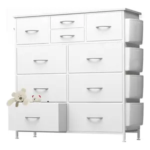 Dresser Storage with 10 Drawers,Storage Organizer for Closet, Suitable for Home And Office Use