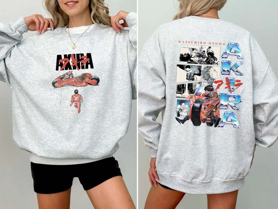 Akira 1988 Characters T-shirt, Anime Lovers Sweatshirt Hoodie