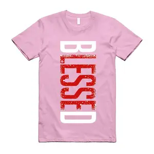 Unisex Short-Sleeve T-Shirt, Matching Dunk Valentine's Day 2026 GS Pink Foam-Crimson Red-White Sneakers, Yarn Fabric, Pocket Design, VERTBLS