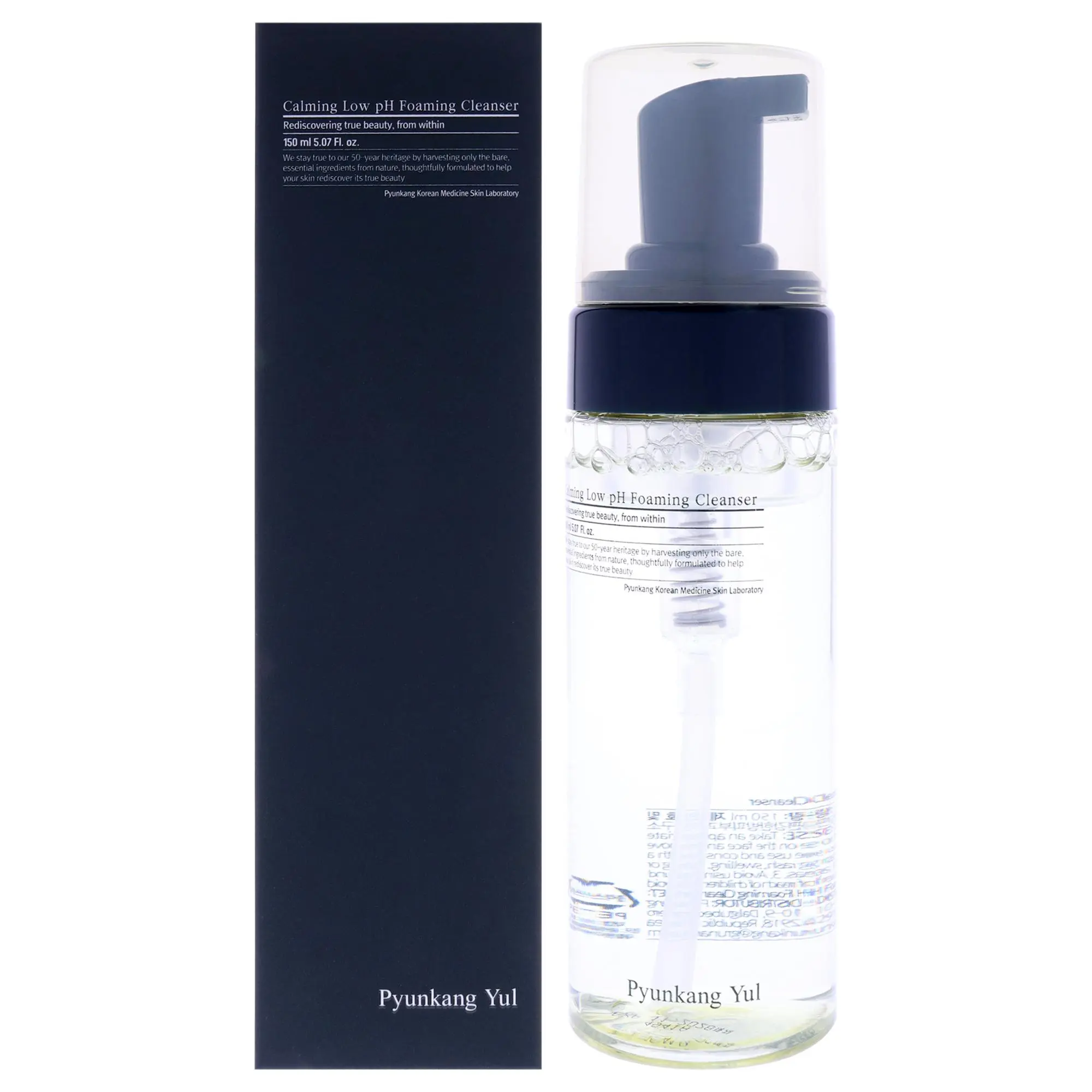 Pyunkang Yul Unisex Calming Low pH Balance Foaming Facial Cleanser - Gentle Cleanse, 5.07 oz (143.7ml) Face Care Product, Face Care Products