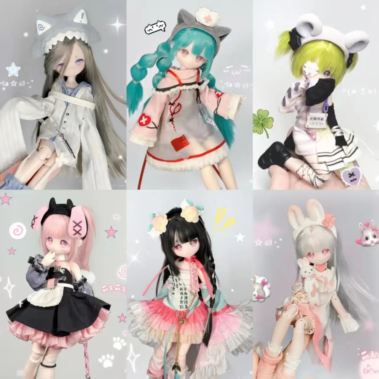 Cute Horror Story 1/8 Scale Vinyl Rooted Hair Acticulated Doll