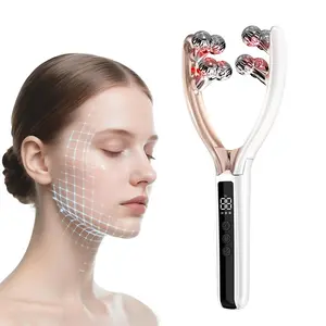 Face Massager for Snatched Jawline• Portable Skin Care Device for Circulation • Electric Facial Roller for Puffiness Reduction