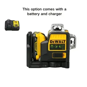 Dewalt DW089LG 12v 12 Line Laser Level Unit 3 Sides*360 Degree Vertical Self Levelling Green Professional Laser Level