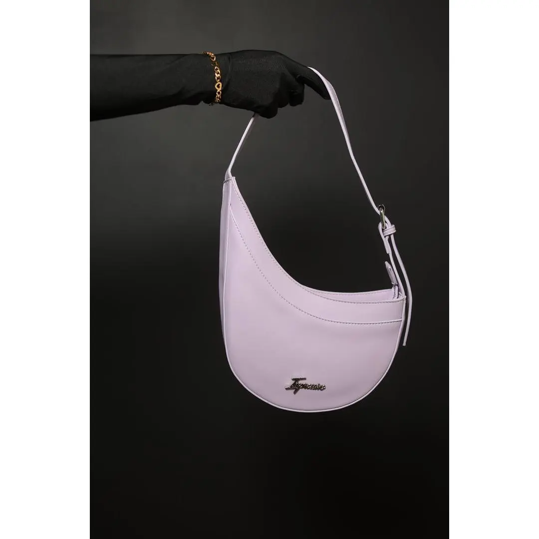 Rich Vibes Lavender Curve Bag