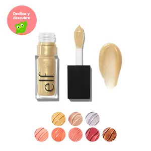 e.l.f. Glow Reviver Lip Oil Glimmer, Hydrating Lip Oil with Glitter Finish 7.6mL