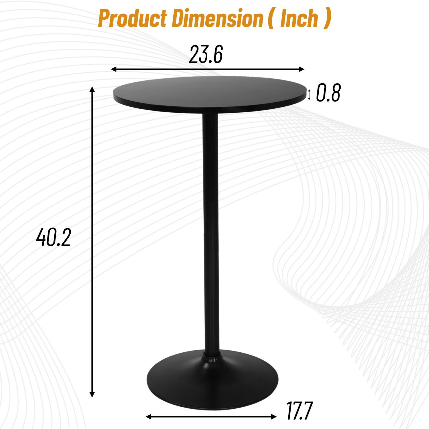 BestOffice Premium 40-Inch Height Pub Table Round Cocktail Bistro Bar Table Perfect for Home Kitchen Dining Breakfast Nook Small Space Entertaining Cafe Style Decor Outdoor Patio Furniture BestOffice Premium 40-Inch Height Pub Table Round Cocktail Bistro Bar Table Perfect for Home Kitchen Dining Breakfast Nook Small Space Entertaining Cafe Style Decor Outdoor Patio Furniture