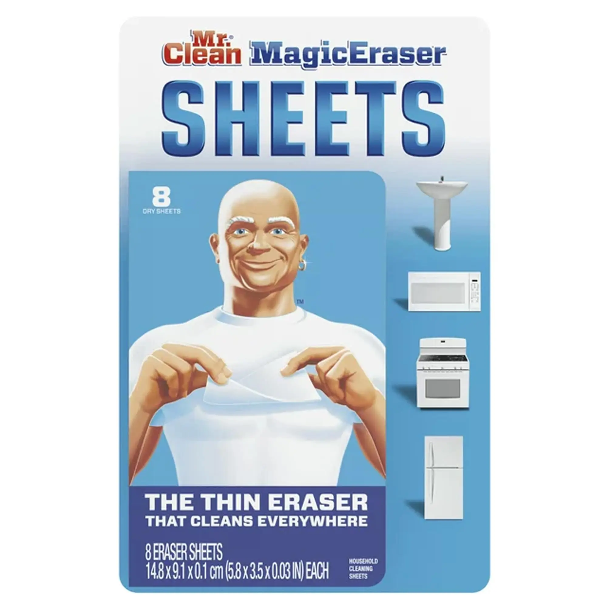 Mr. Clean Magic Eraser 8 Sheets Original 1-Pack (Discontinued)