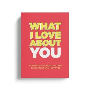 What I Love About You Fill-in-the-Blank Book – Personalized Anniversary Gift for Couples